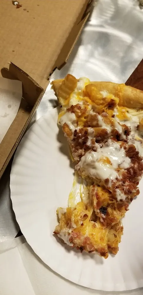 French Fry Pizza